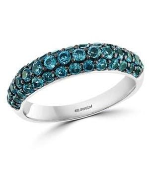Effy Pavé London Topaz Ring - Blue