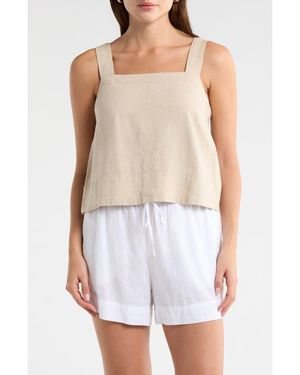Madewell Linen Blend Tank - White