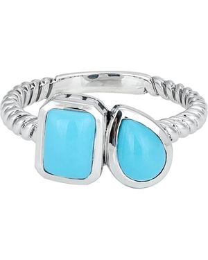 Samuel B. Sterling & Sleeping Beauty Ring - Blue