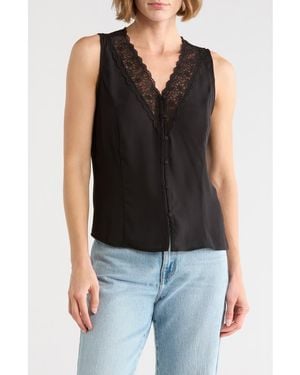 Gemma  Jane Tailored V-Neck Vest - Black