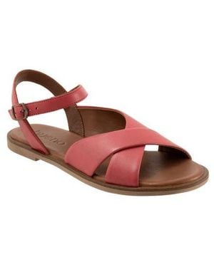 BUENO Harmony Ankle Strap Sandal - Red