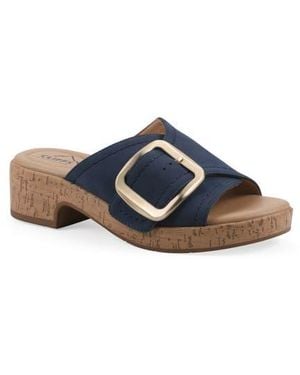 White Mountain Filipia Block Heel Sandal - Multicolor