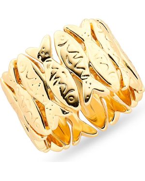 Nordstrom Rack Fish Band Ring - Metallic