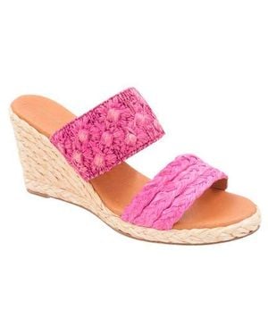Andre Assous Nolita Platform Wedge Sandal - Pink