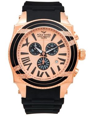 Aquaswiss Swissport Xg Diamond Watch in Black for Men | Lyst display picture 2