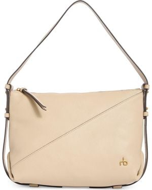 Rag & Bone Fulton Leather Shoulder Bag - Natural