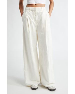Twp Greene St. Wide Leg Jeans - White