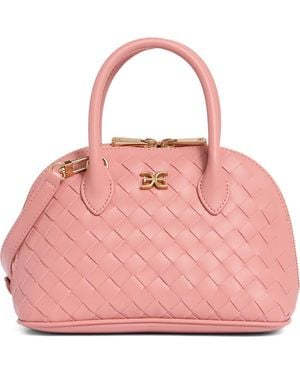 Sam Edelman Margo Mini Woven Satchel Bag - Pink