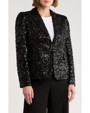 Love Token Jensen Sequin Blazer - Black