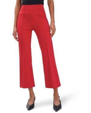 Rag & Bone Irina Ponte Kick Flare Pants - Red