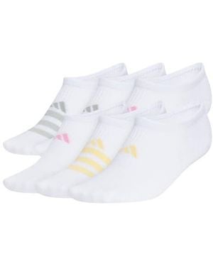 adidas Superlite 3.0 6-Pack No-Show Socks - White