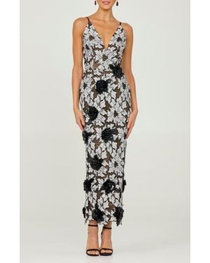 HELSI Norah Floral Appliqué Gown - Multicolor