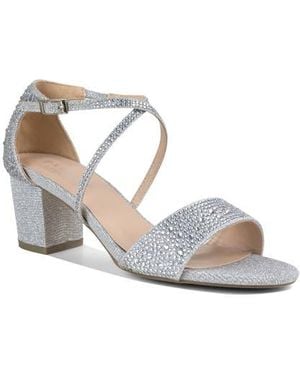 Paradox London Ines Block Heel Sandal - White