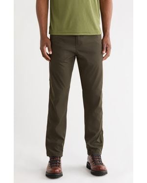CARBON + CRAFT Water Resistant Five-Pocket Utility Pants - Gray