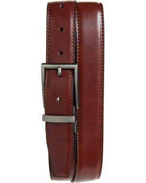 Vince Camuto Reversible Leather Belt - Red