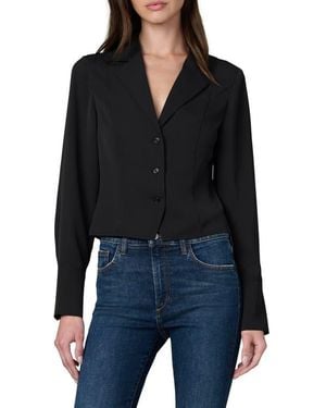 Joe's Jeans The Iris Notched Collar Shirt - Black