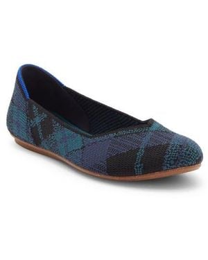 Rothy's The Round Toe Flat - Blue