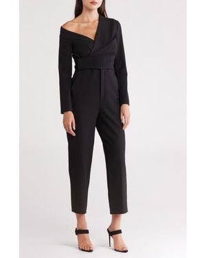 A.L.C. Skyla One Shoulder Blazer Jumpsuit - Black