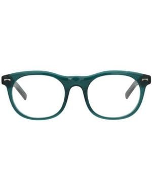 Montblanc 54Mm Round Optical Glasses - Black