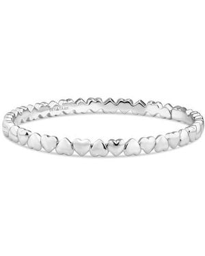 DEVATA Sweetheart Eternity Bangle Bracelet - Metallic