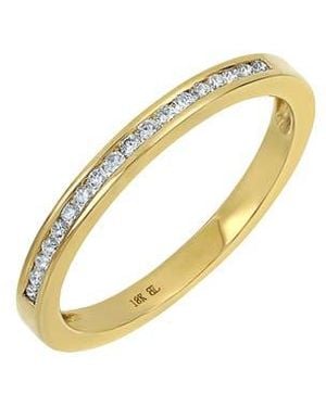 Bony Levy Gatsby Diamond Stacking Ring - Metallic