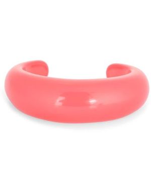 Leith Puffy Cuff Bracelet - Pink