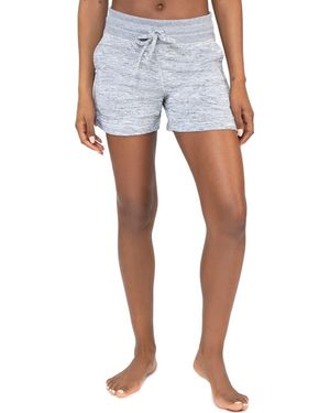 90 Degrees Hacci Knit Shorts - Blue
