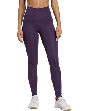adidas Optimé Essentials Stash Pocket Leggings - Blue
