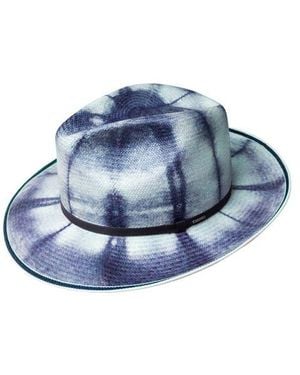 Bailey Parson Straw Panama Hat - Blue