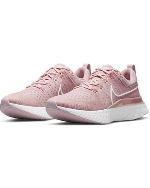 Nike React Infinity Run Flyknit 2 Running Shoe - Pink