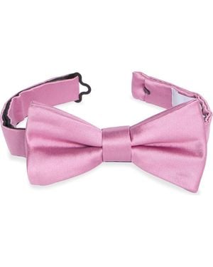 Nordstrom Rack Satin Solid Bow Tie - Pink