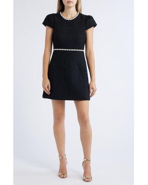 Likely Morely Tweed Minidress - Black