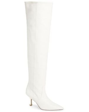 Stuart Weitzman Naomi Over The Knee Boot - White