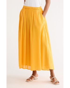FRNCH Calista Woven Skirt - Yellow