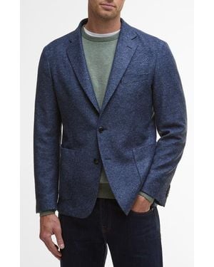Barbour Armstrong Mélange Knit Sport Coat - Blue