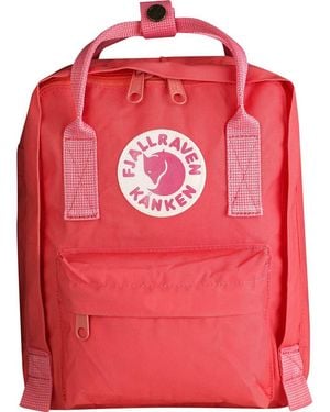 Fjallraven Mini Kånken Water Resistant Backpack - Red