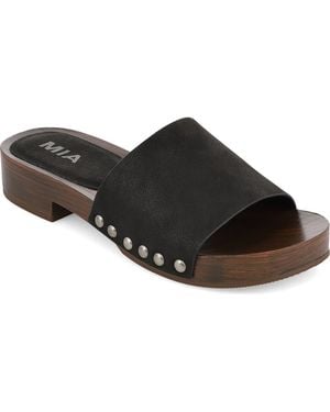 MIA Lanell Slide Sandal - Black