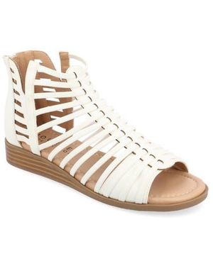 Journee Collection Journee Delilah Sandal - White