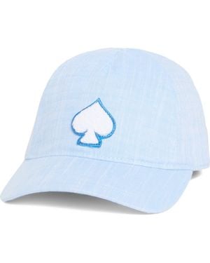 Kate Spade Chambray Spade Baseball Cap - Blue