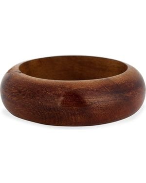 Kenneth Jay Lane Wood Bangle - Brown