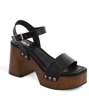 MIA Electrah Platform Sandal - Black