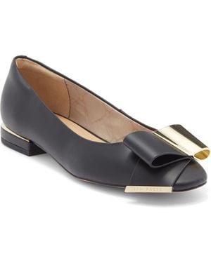 Ted Baker Darcy Bow Flat - Blue