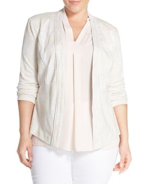 Tart Collections 'Hilary' Open Front Blazer - White