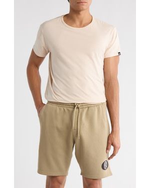 Volcom Bearing Fleece Shorts - Natural