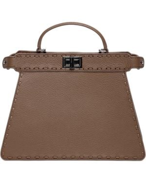 Walter Baker Reed Leather Satchel - Brown