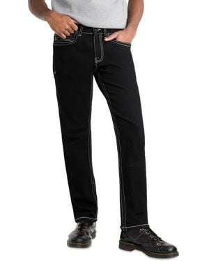 Xray Jeans Saddle Stitch Slim Fit Jeans - Black