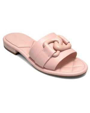 Aerosoles Big Charm Link Slide Sandal - Pink