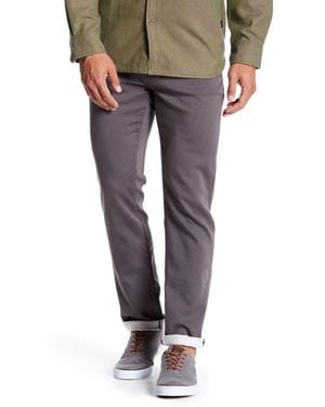 Ezekiel Tinker Five-Pocket Straight Leg Pants - Gray
