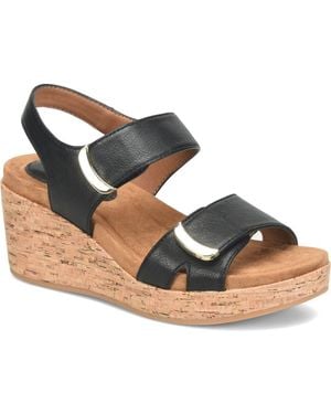 EuroSoft Kara Wedge Sandal - Blue