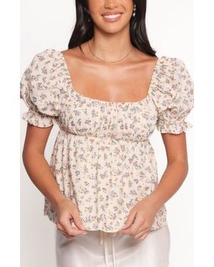 Petal & Pup Rhiannon Floral Tie Back Babydoll Top - Multicolor